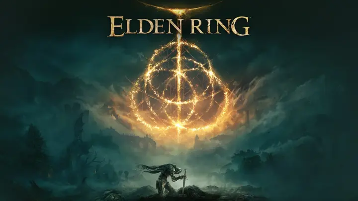 Official Elden Ring key art showing the Tarnished beneath the glowing Elden Ring